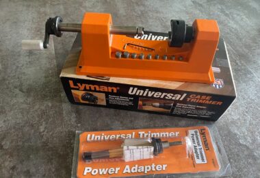 Lyman Universal Case Trimmer + adapter voor boormachine